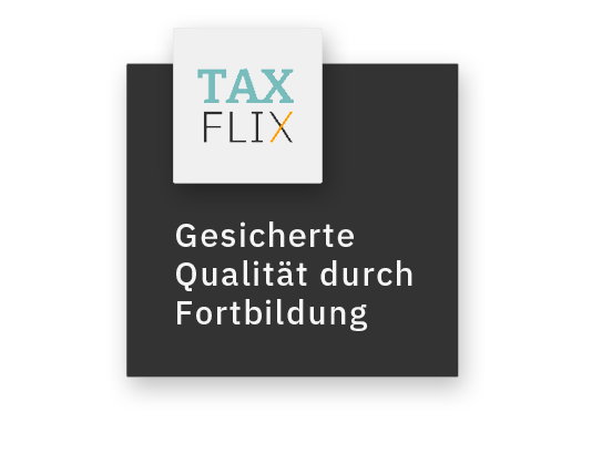 Logo von Taxflix - dem Anbieter für Onlinefortbildung in der Steuerberatung